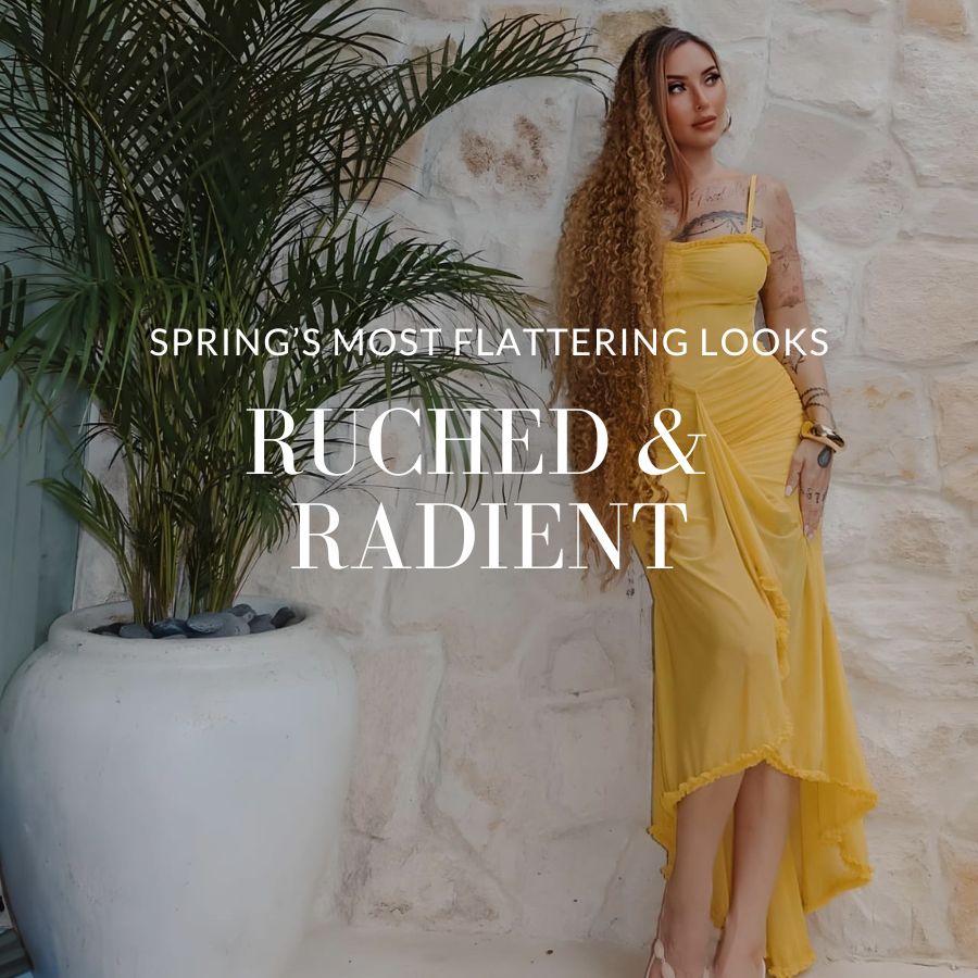 Style Guides | Ruched & Radiant: Trending Spring Colors