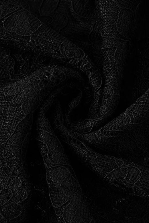 Woman wearing a figure flattering Andie Long Sleeve Bodycon Wrap Jumpsuit - Classic Black BODYCON COLLECTION