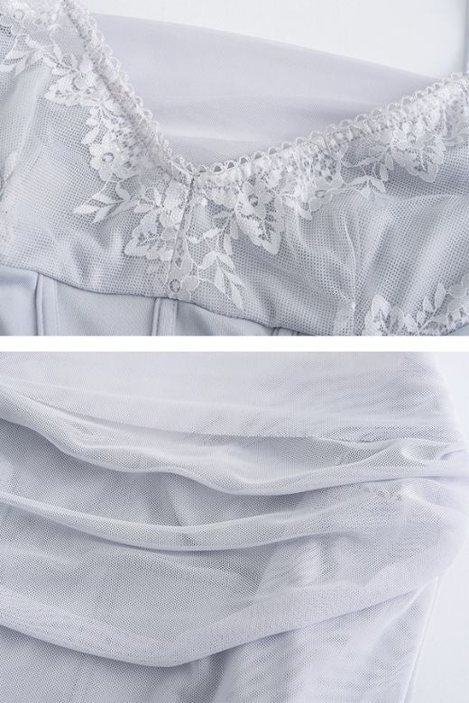 Woman wearing a figure flattering Brianna Bodycon Wrap Maxi Dress - Steel Grey BODYCON COLLECTION