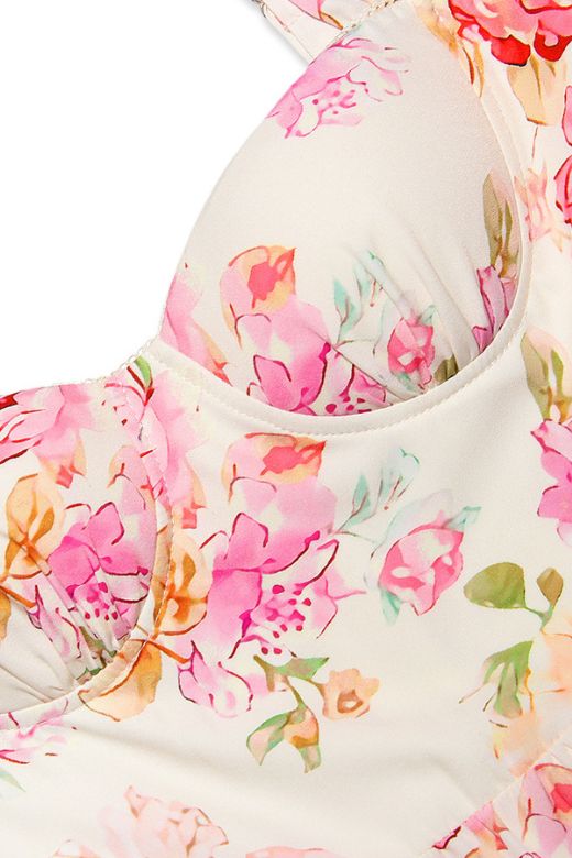 Woman wearing a figure flattering Imogen Bodycon Day Midi Dress - Dusty Pink BODYCON COLLECTION