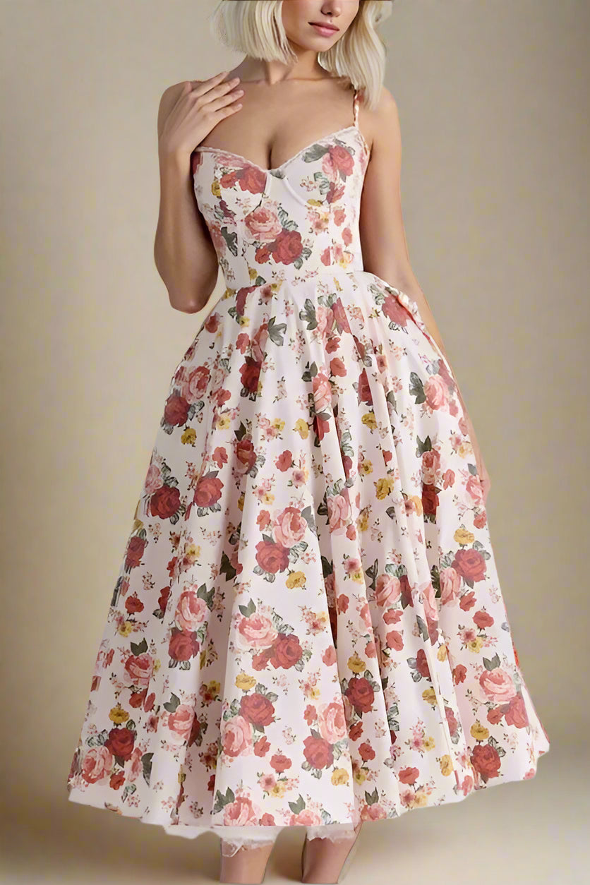 Woman wearing a figure flattering Mavis Midi Dress - Red Wine BODYCON COLLECTION