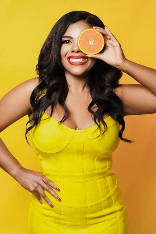 Woman wearing a figure flattering Pip Bandage Corset Dress - Sky Blue Bodycon Collection