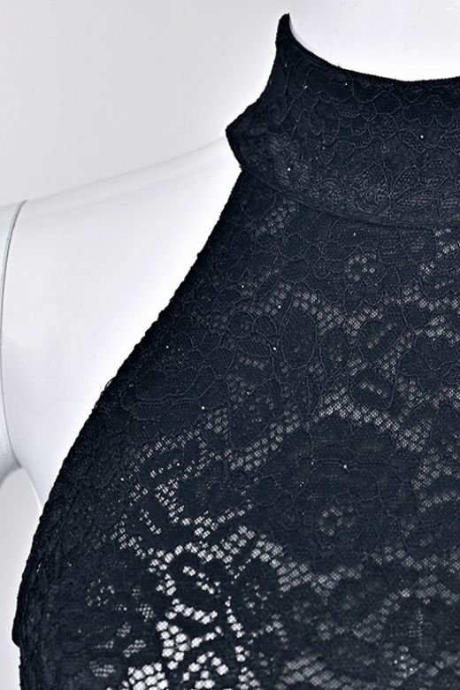 Woman wearing a figure flattering Quinn Bandage Mini Dress - Classic Black BODYCON COLLECTION Pty Ltd