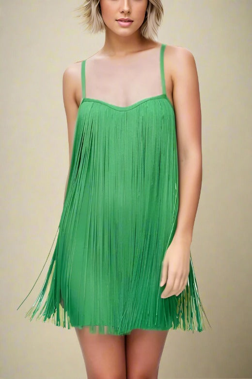 Jazel Bodycon Mini Dress - Emerald Green