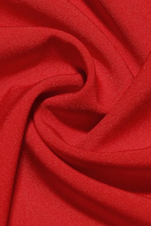 Woman wearing a figure flattering  Anita Bodycon Midi Dress - Lipstick Red BODYCON COLLECTION