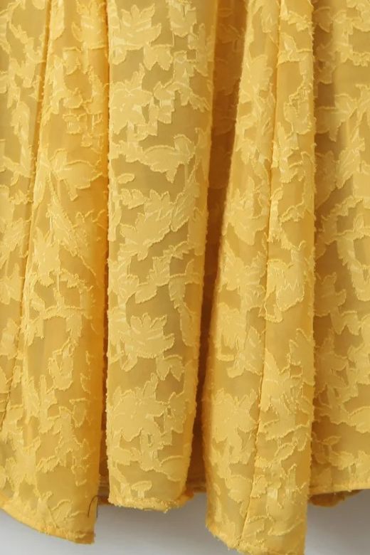 Woman wearing a figure flattering  Kora Bodycon Maxi Dress - Lemon Yellow BODYCON COLLECTION