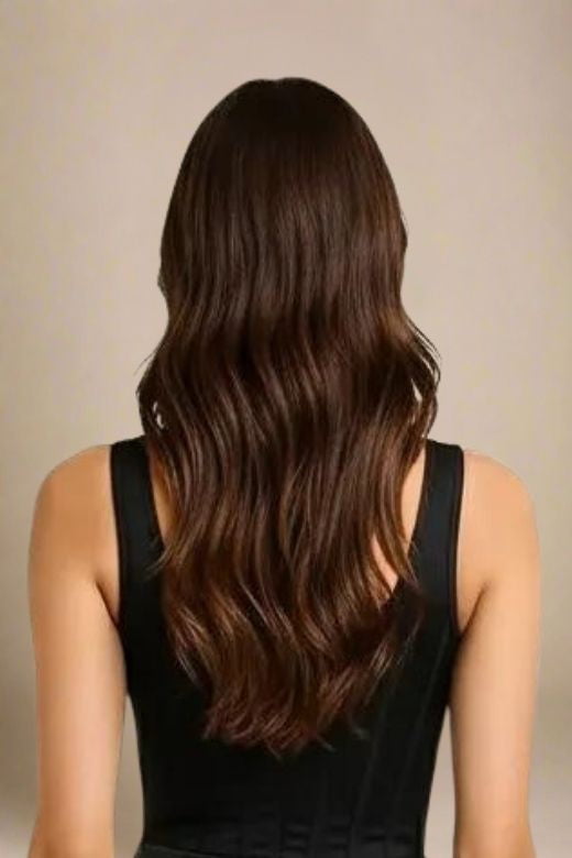 Woman wearing a figure flattering  Mila Bodycon Wrap Maxi Dress - Classic Black BODYCON COLLECTION Pty Ltd