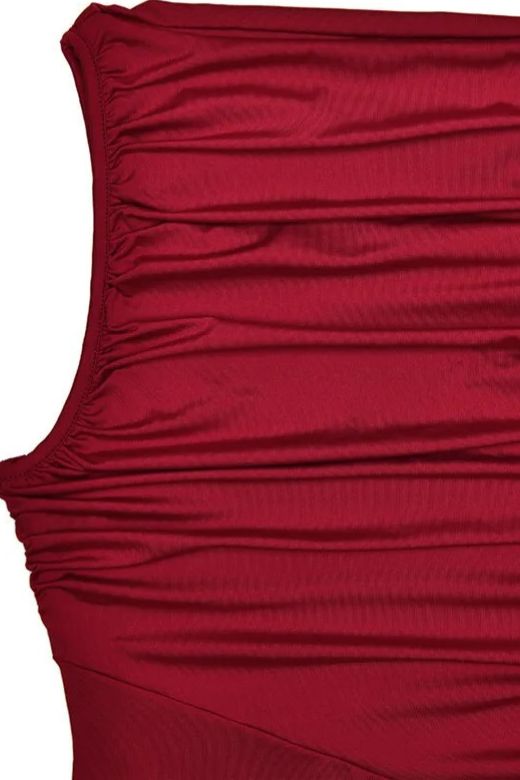 Woman wearing a figure flattering  Saint Bodycon Wrap Maxi Dress - Chocolate Brown BODYCON COLLECTION Pty Ltd