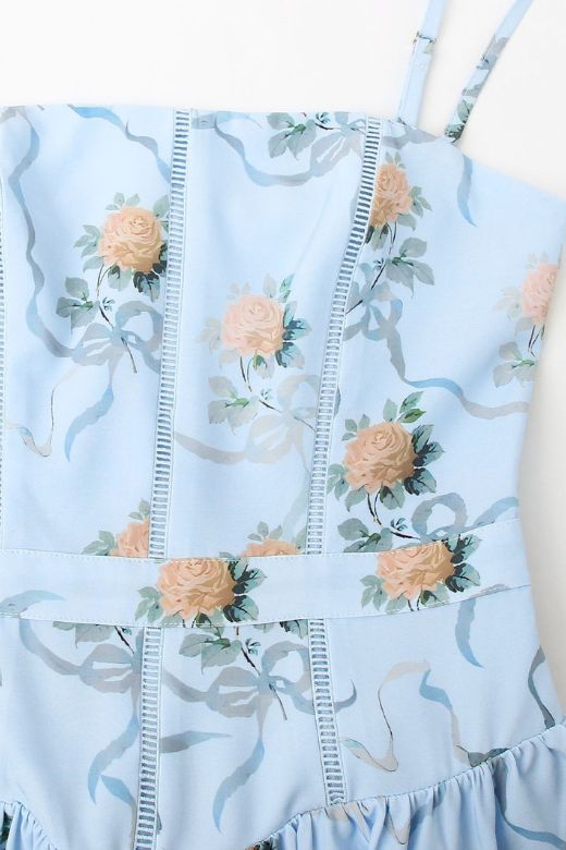 Woman wearing a figure flattering  Tasmin Bodycon Midi Dress - Sky Blue BODYCON COLLECTION